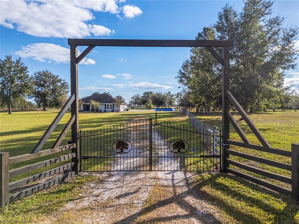 Gated entrance