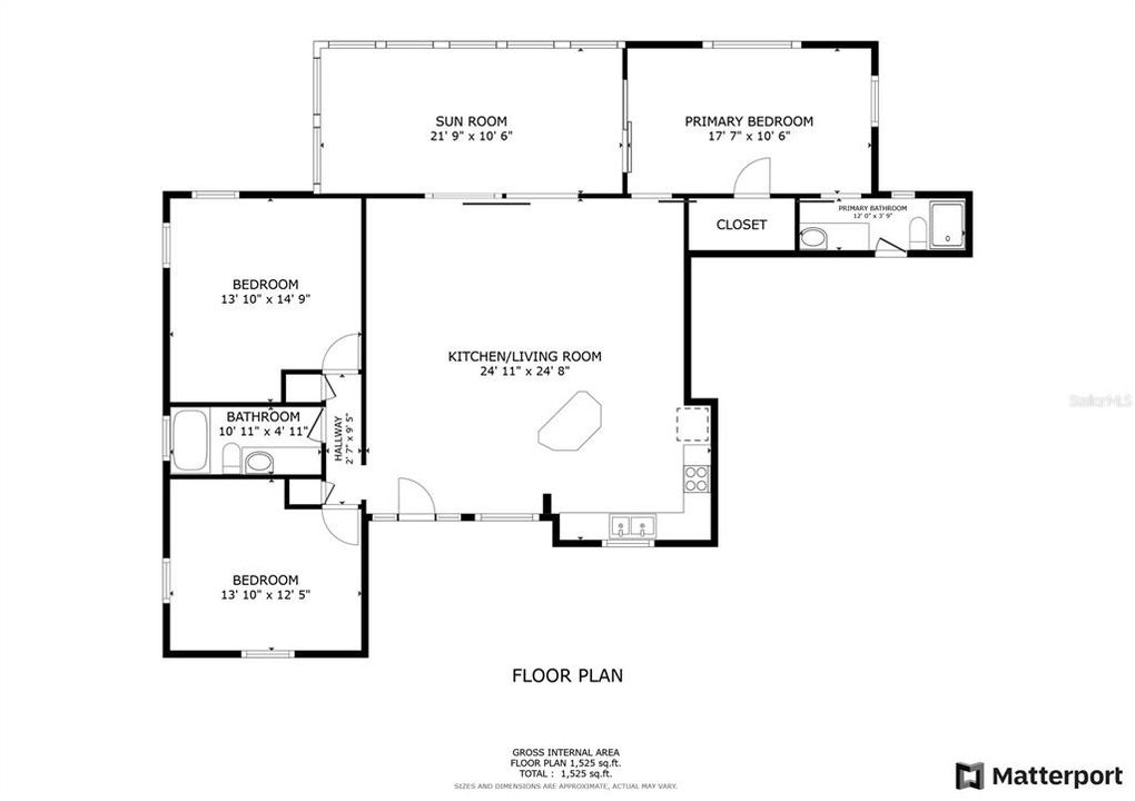 На продажу: $549,000 (3 спален, 2 ванн, 1419 Квадратных фут)