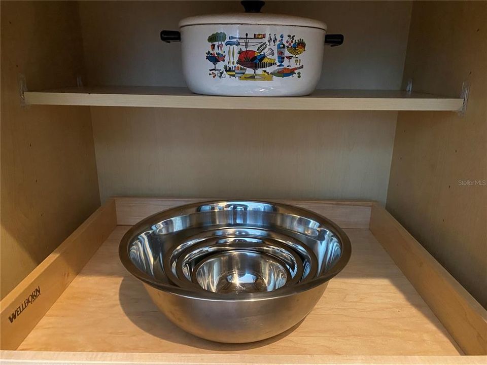 Mixing bowls included