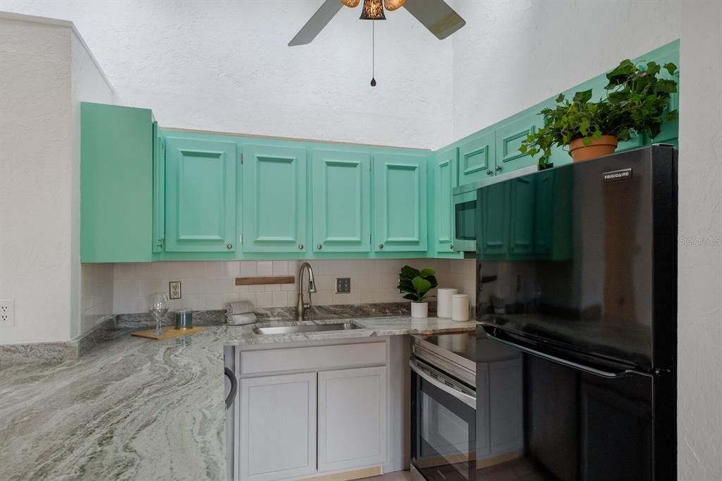 Granite counters and new appliances