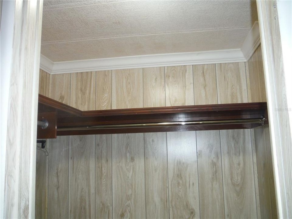 Walk-in Closet in Master has Crown Molding