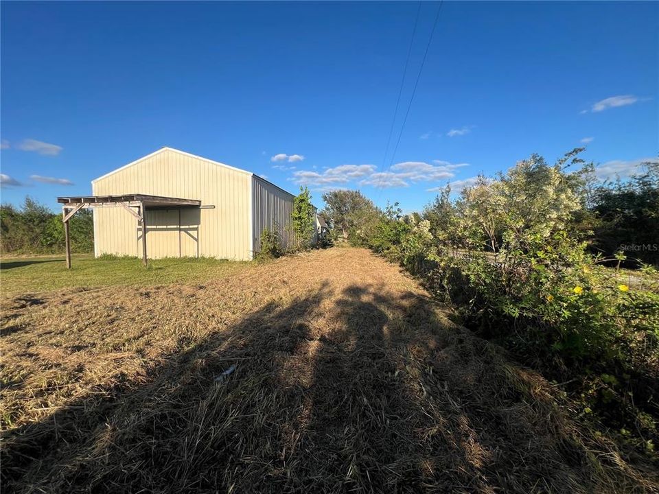 Barn exterior showing south side