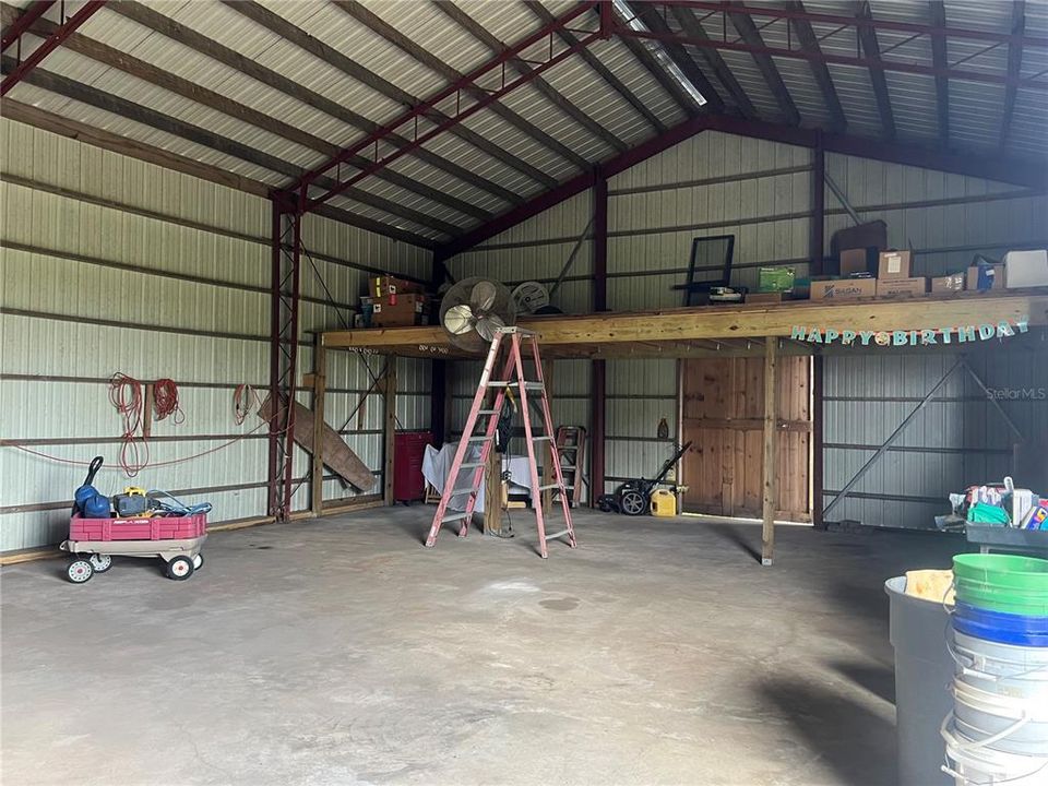 Barn interior