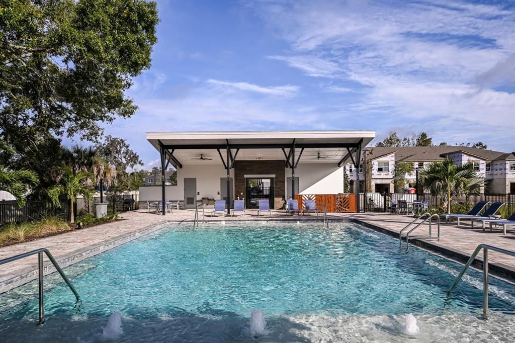 Pool Entry Looking Towards the Entrance