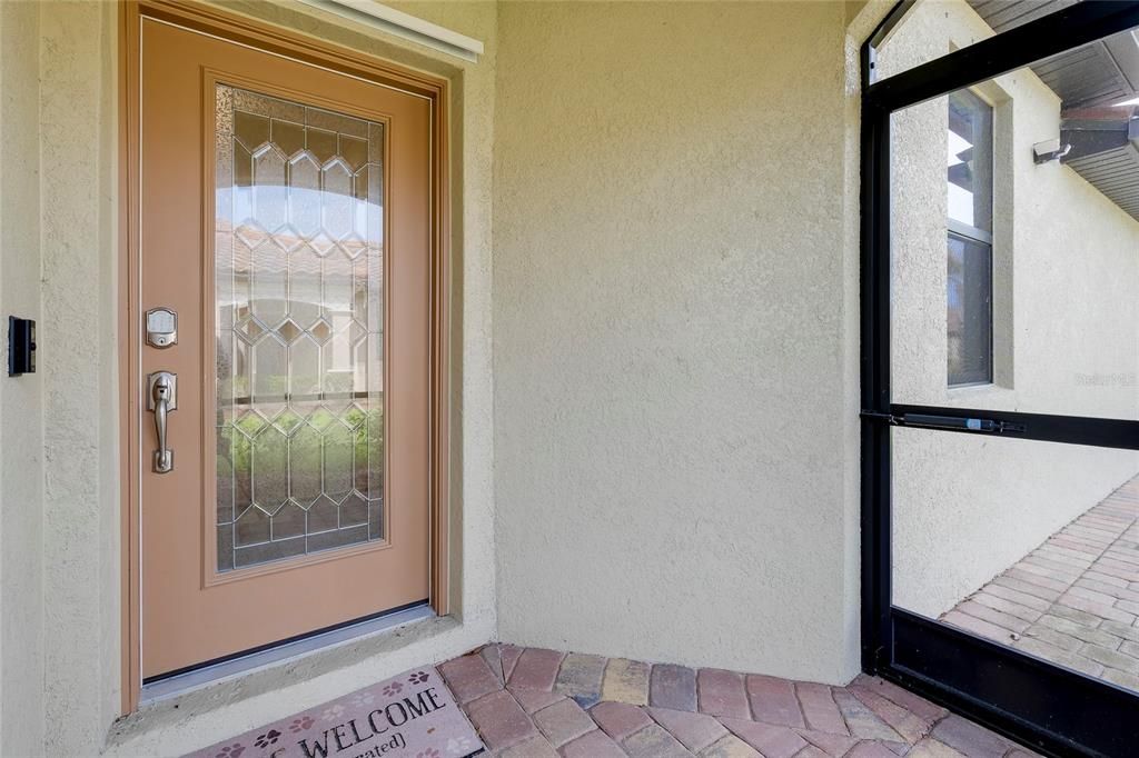 Electronic Lock on Front Door