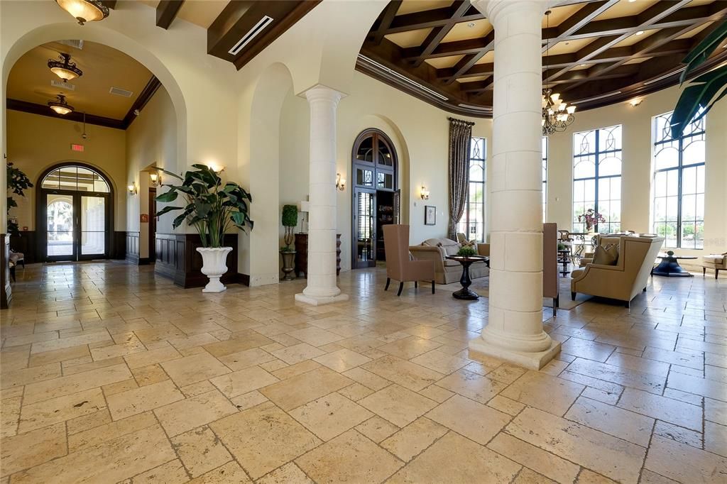 Gran Paradiso Community Clubhouse Lobby