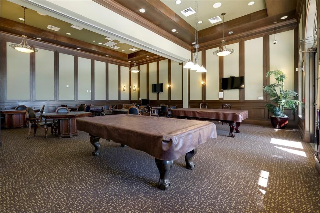 Gran Paradiso community billiard room