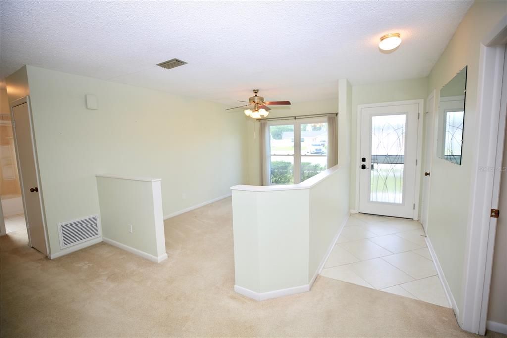 Hallway into dining room