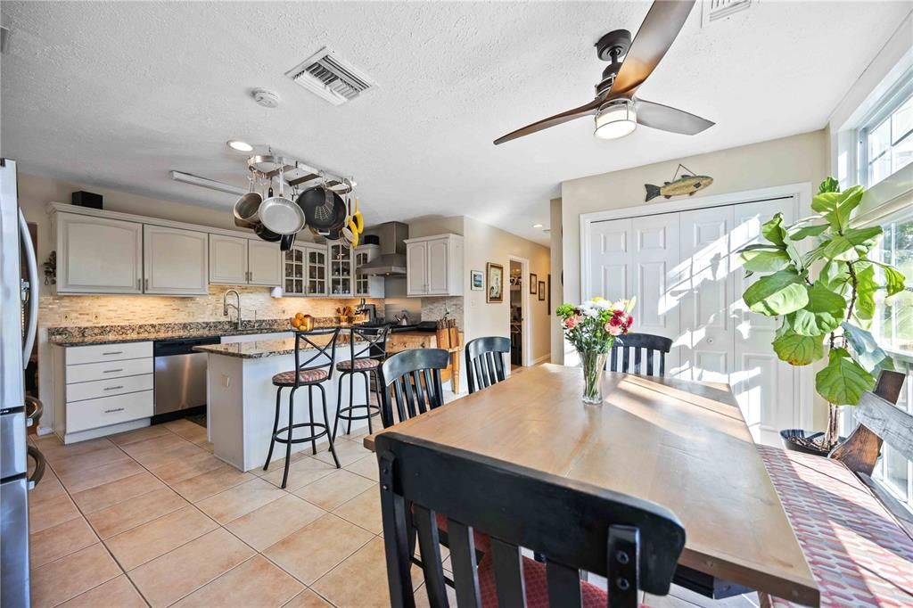 Large pantry in the kitchen