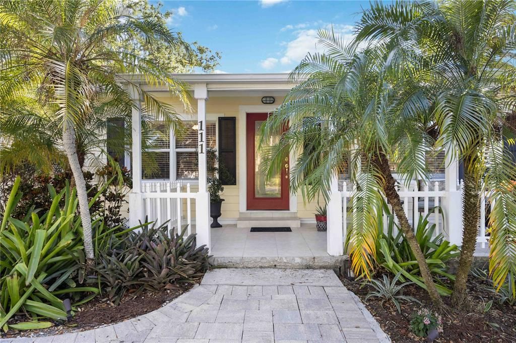 A magical postcard porch