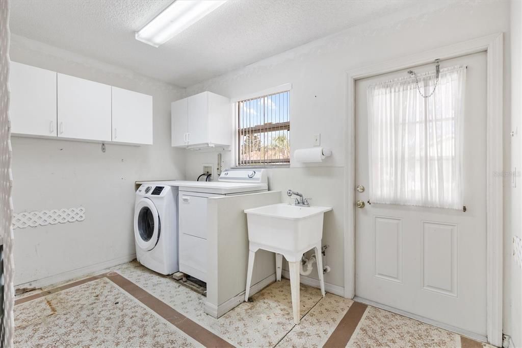 Laundry Area of Garage