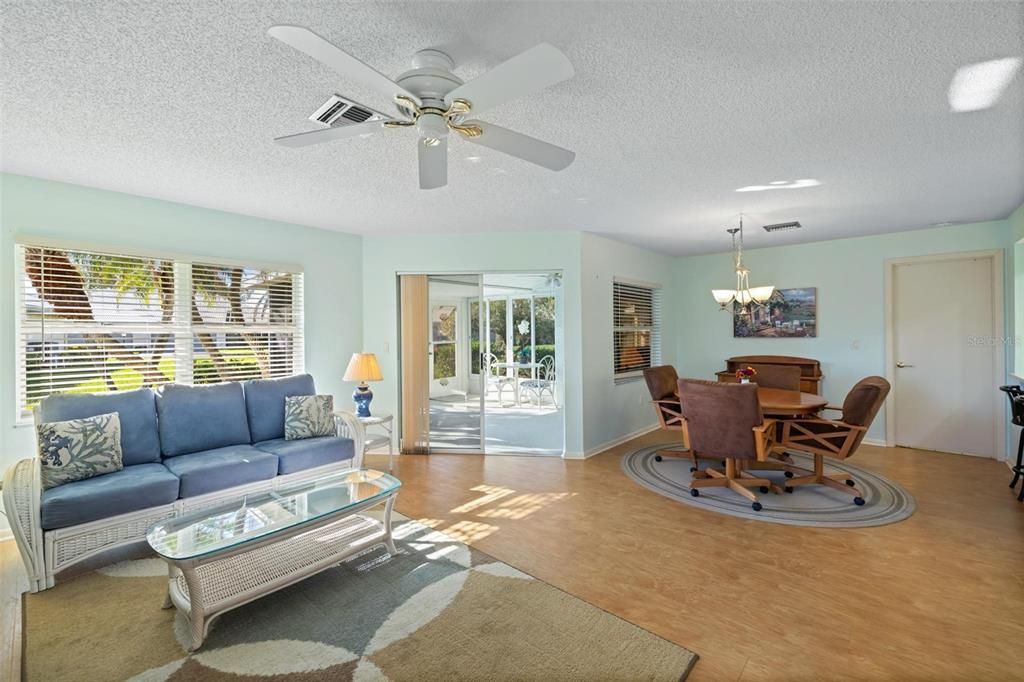 Living Room & Dining Area