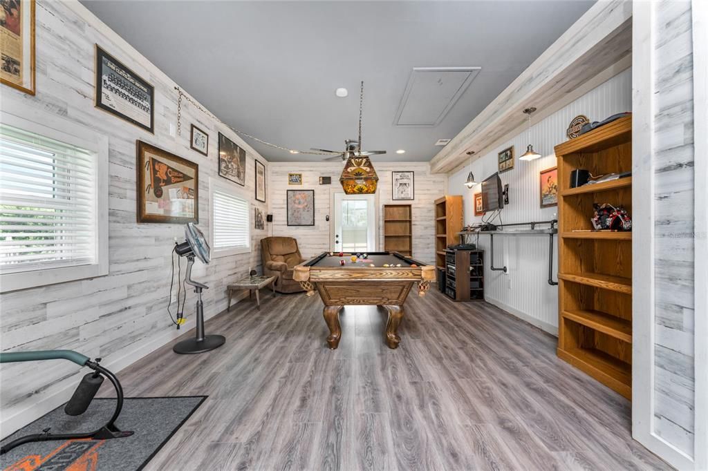 Pool Room w/air and closet