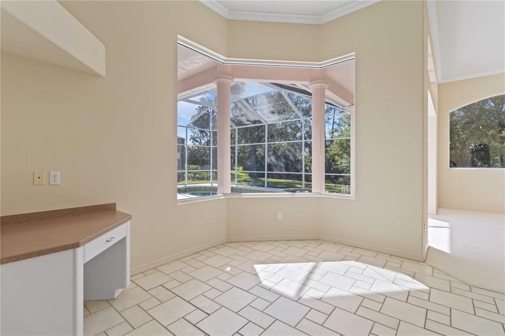 Dining area by the kitchen