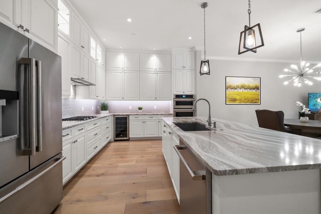 Kitchen with Quartz Counters