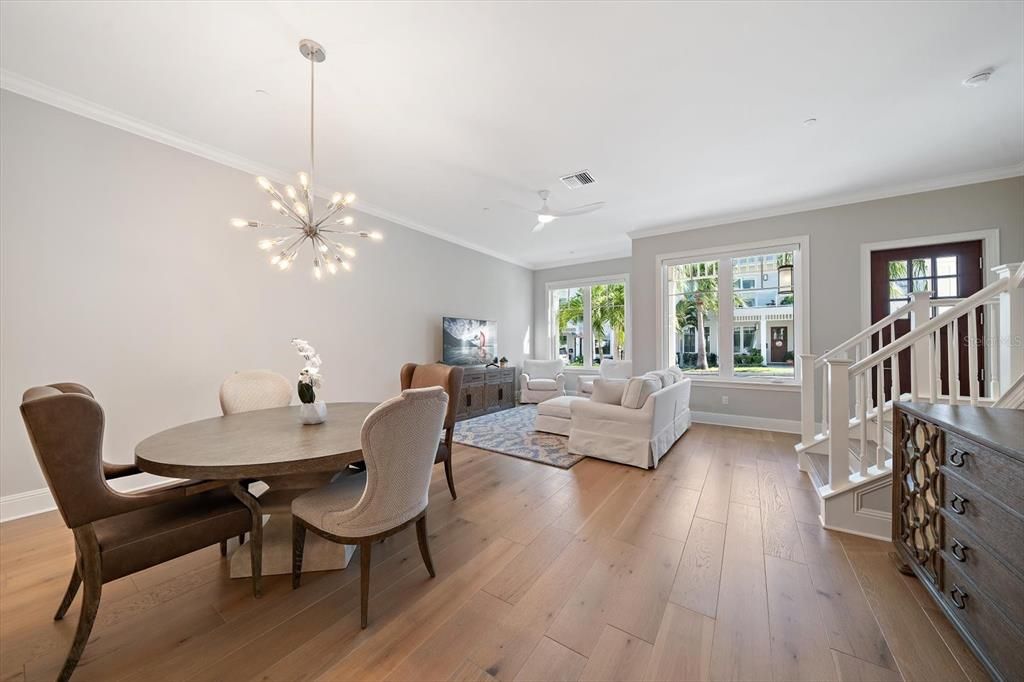 Dining Area & Living Room