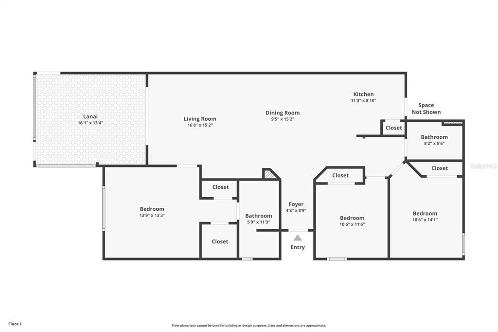 The floor plan of your new villa!