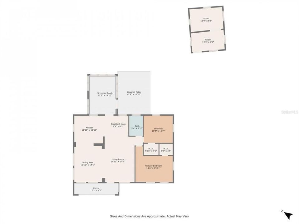 For Sale: $455,000 (2 beds, 1 baths, 1335 Square Feet)