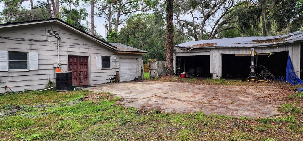 Garage, and detached garage