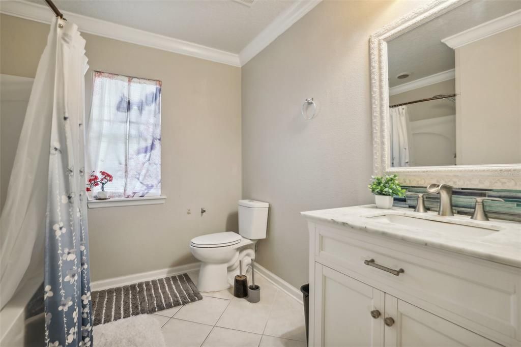 UPSTAIRS GUEST BATHROOM