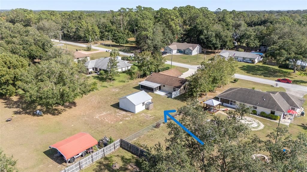 View of the home and property