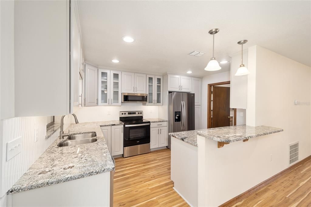 Bright, clean kitchen