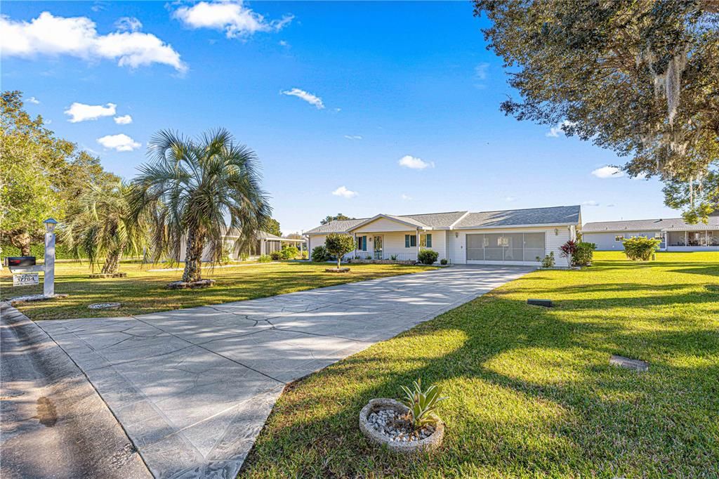 extended driveway