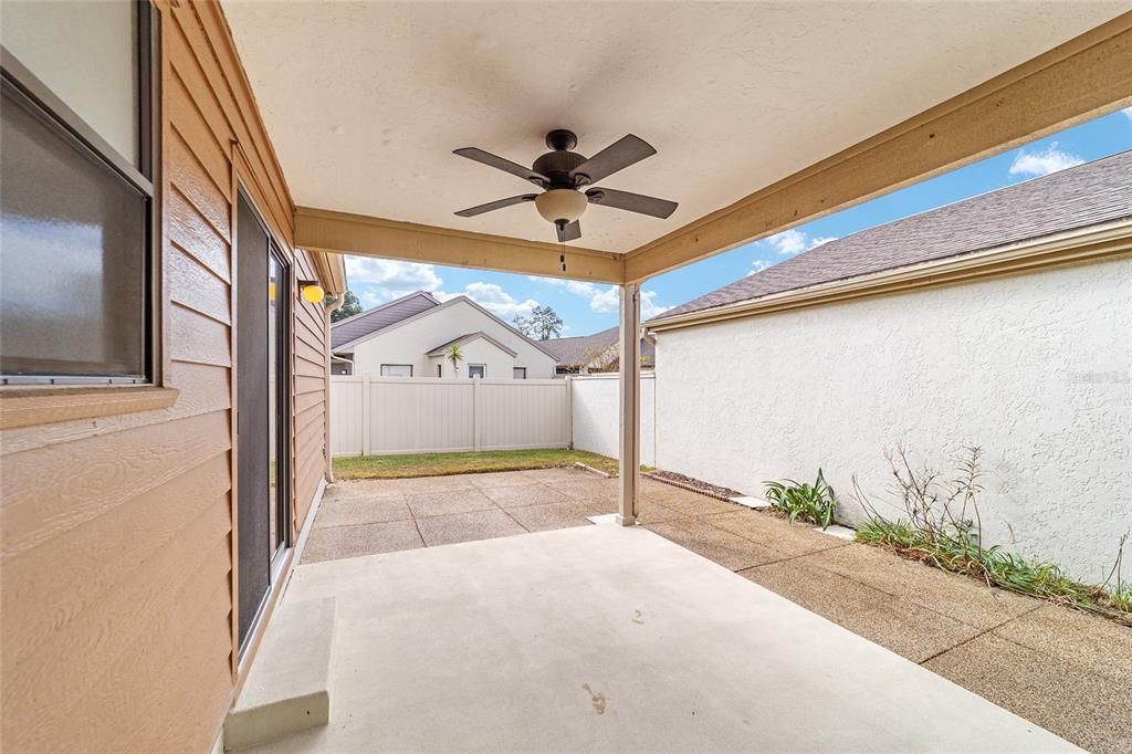 Back covered porch