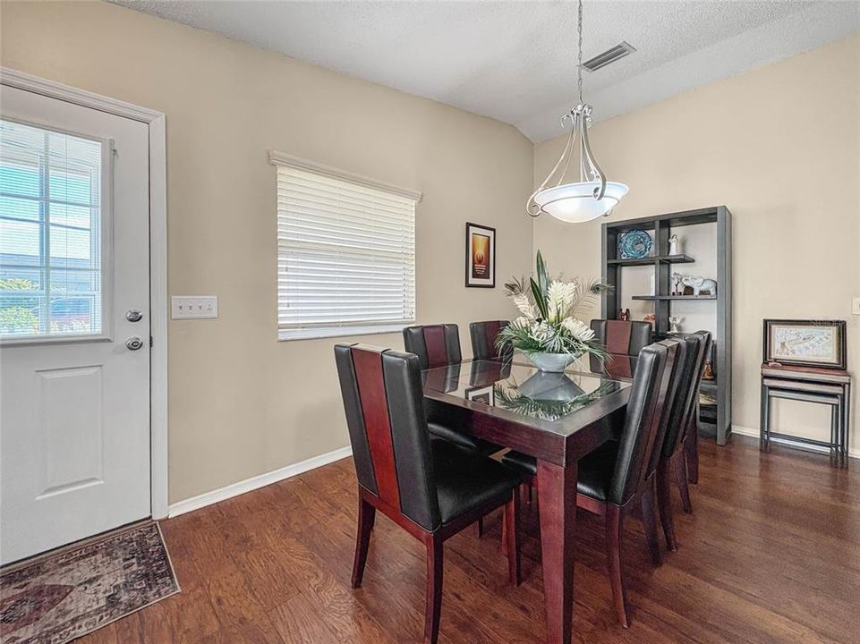 Dining area view