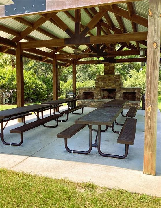 Picnic area at Clubhouse