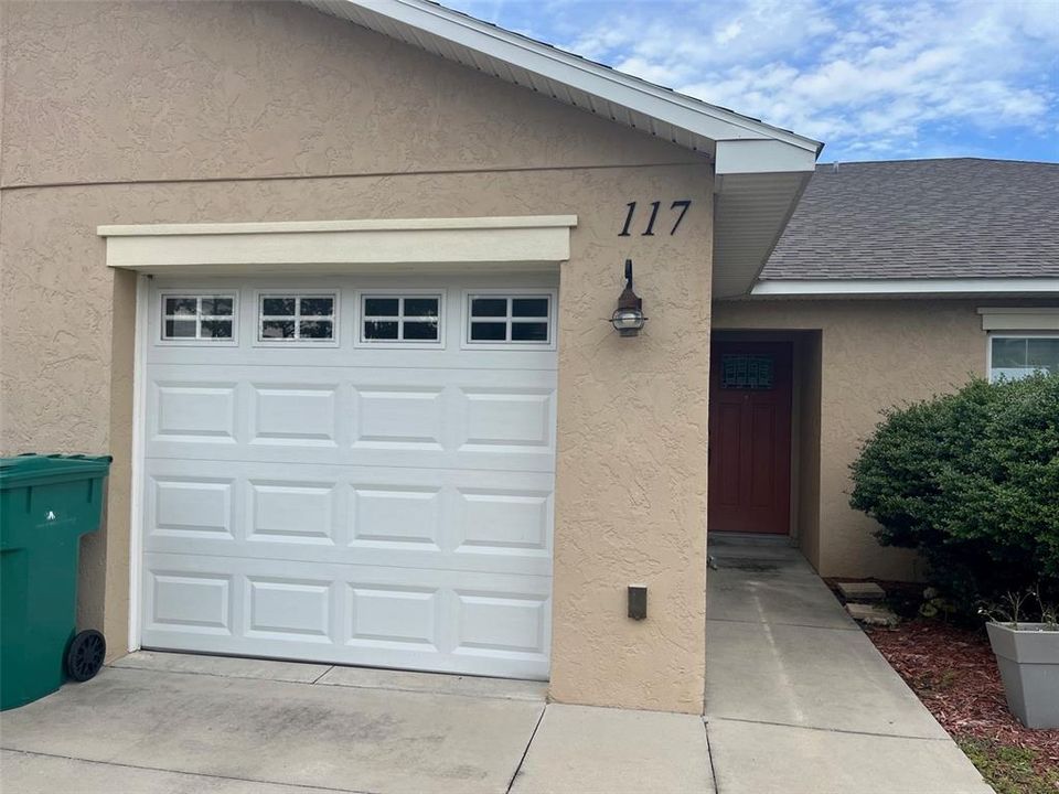 FRONT AND GARAGE