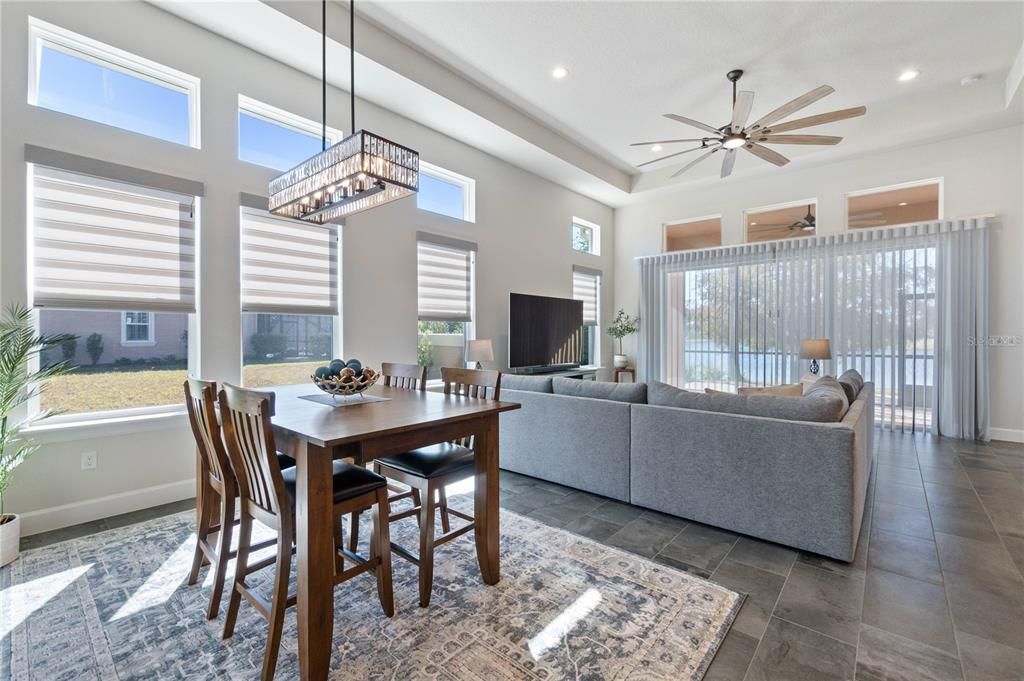 Dining Area & Living Room