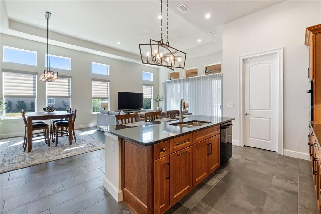 View to Living Area from Kitchen