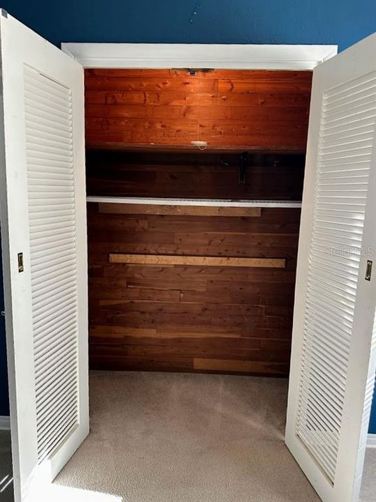 Cedar closet