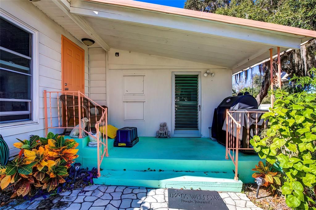 Front Covered Porch Area