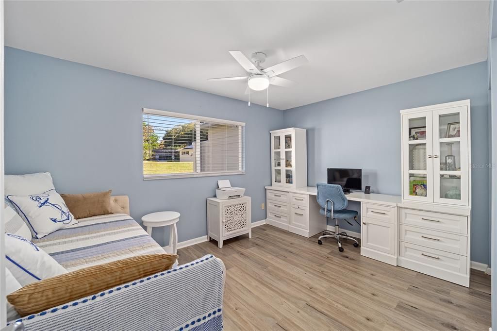 Guest room and office combo.