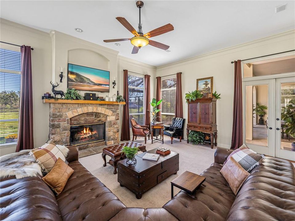 Family Room with Fireplace