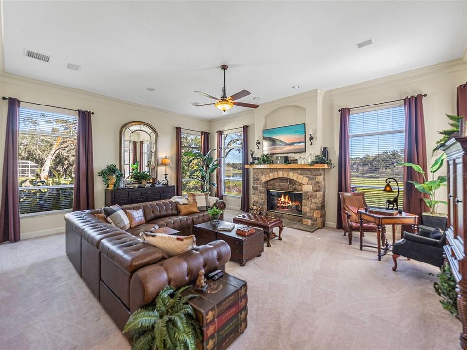 Family Room with Fireplace