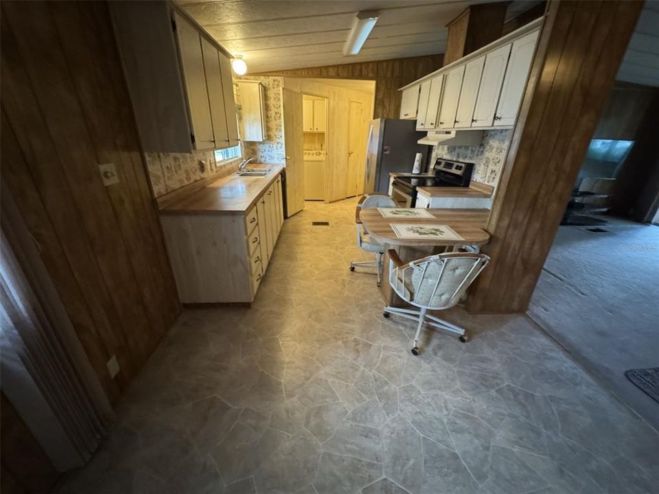 Kitchen and dining area