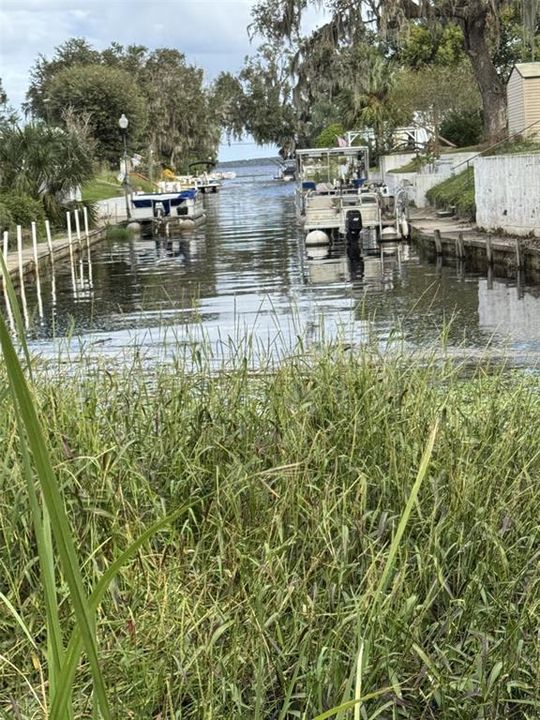 Canal with view of Lake Rosalie