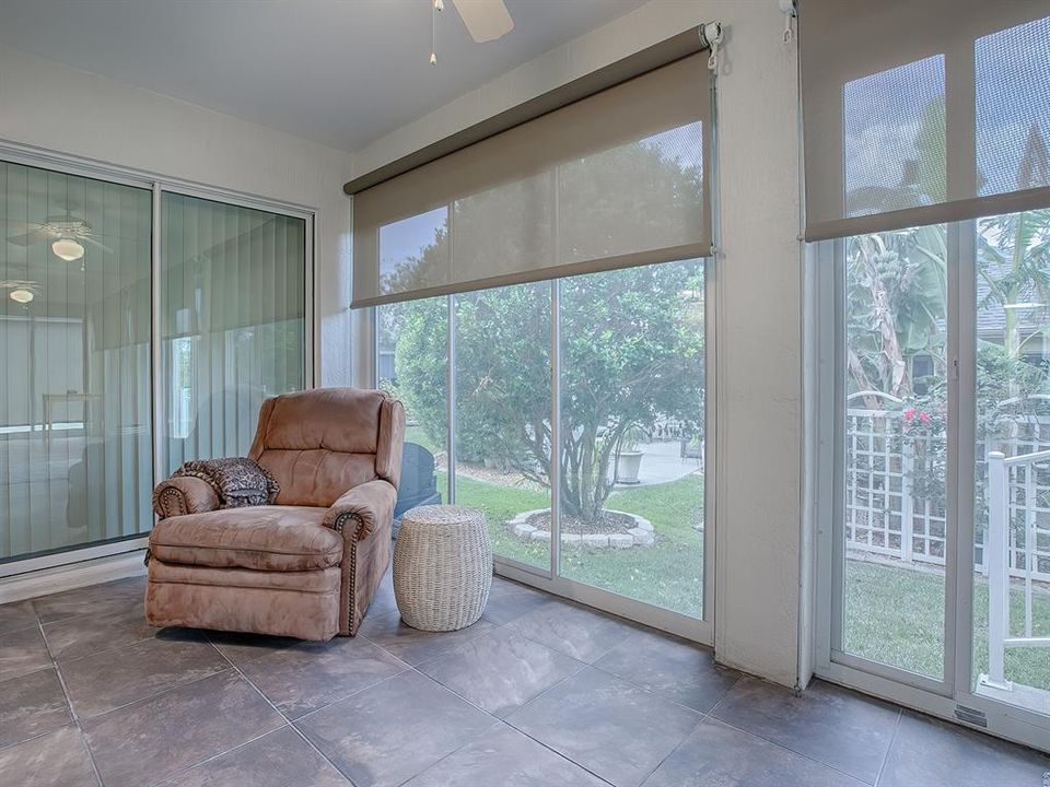 Lanai with Tile Flooring