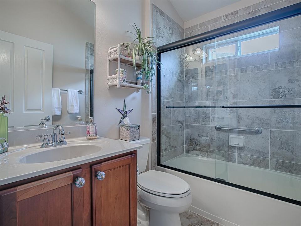 Guest Bath with Beautiful Tile Shower