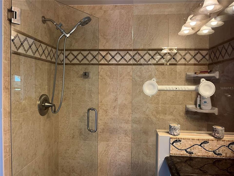 Master Bath with Shower.