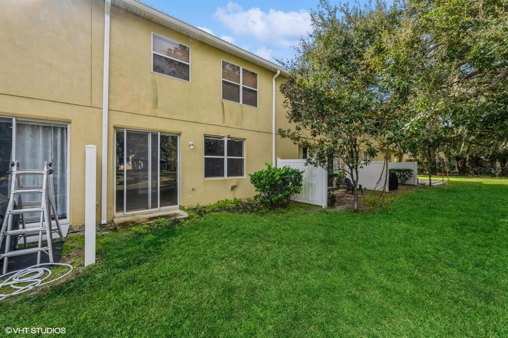 Rear Open Patio with Water View