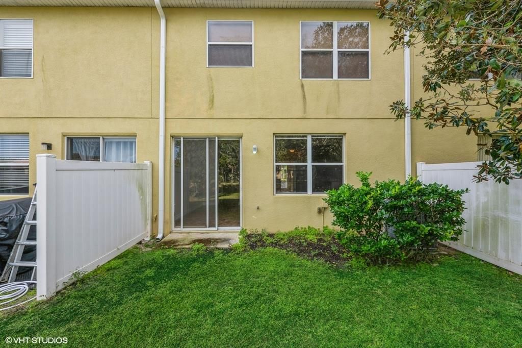 Rear Open Patio with Water View