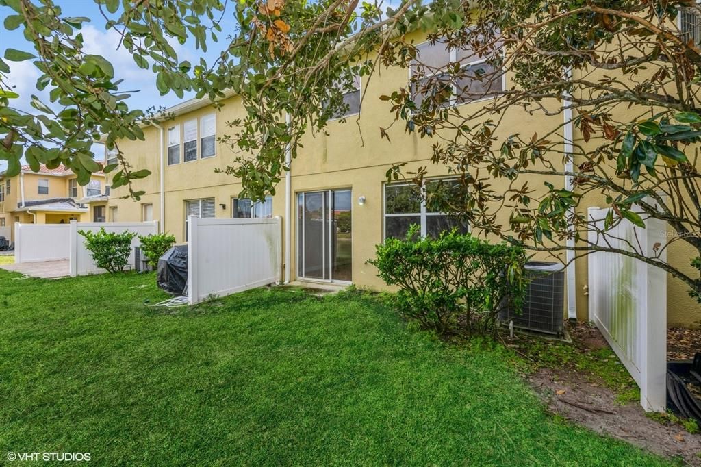 Rear Open Patio with Water View