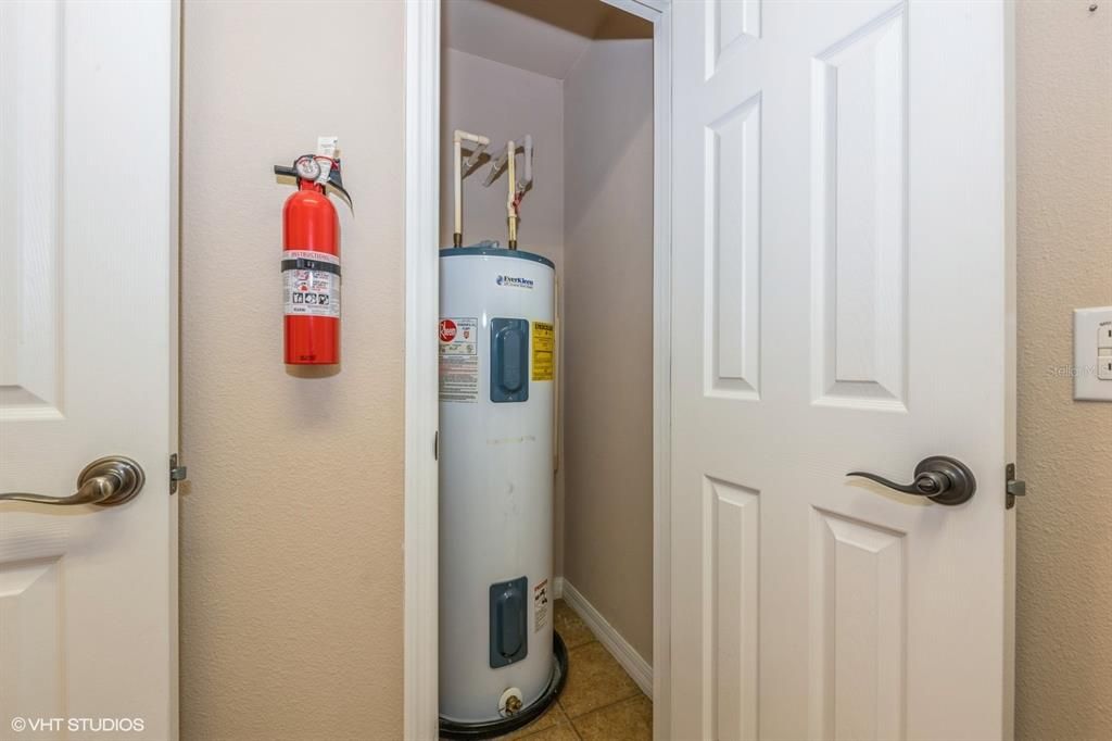 Water Heater Upstairs