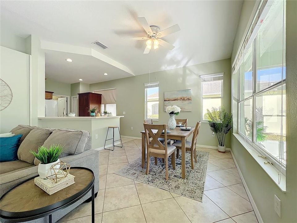 Great Room ~ Living Room/Dining Area/Kitchen Combo