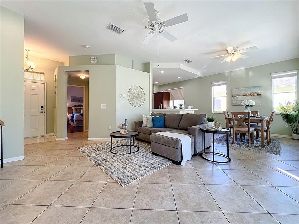 Great Room ~ Living Room/Dining Area/Kitchen Combo