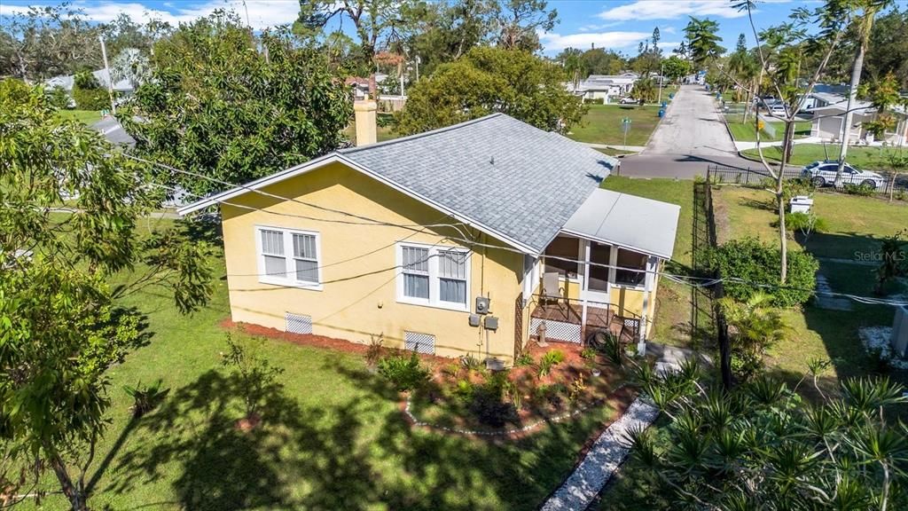 Rear of home overview